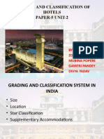 Grading and Classification of Hotels