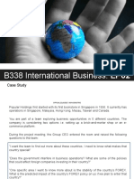 B338 International Business: LP02: Case Study