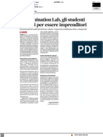 Contamination Lab, gli studenti formati da imprenditori - Il Corriere Adriatico del 21 gennaio 2022