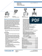 General Specifications: Model DY Model DYA Vortex Flowmeter