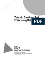 Delphi - Tutorial - Creating A Text Editor Using Delphi