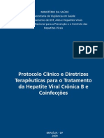 Protocolo Clínico e Diretrizes Terapêuticas para o Tratamento Da Hepatite Viral Crônica B e Coinfecções