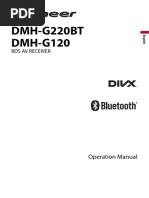 DMH-G220BT DMH-G120: Rds Av Receiver