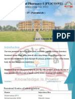 Theory Industrial Pharmacy-I (PY3CO19T) : Odd Semester (Aug-Dec 2021)