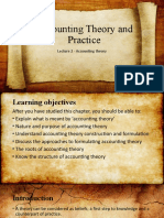 Lecture Notes 2 - Accounting Theory