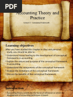 Lecture Notes 3 - Conceptual Framework