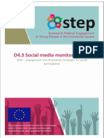 D4.3 Social Media Monitoring Tool: WP4 - Engagement and Motivation Strategies For Youth Participation