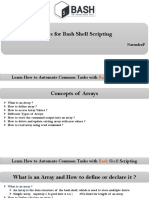 Arrays For Bash Shell Scripting: Learn How To Automate Common Tasks With Scripting