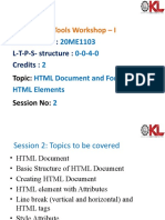 HTML - Session 2