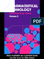 [Ellis Horwood Series in Pharmaceutical Technology] James I. Wells, Michael H. Rubinstein - Pharmaceutical Technology. Controlled Drug Release, Volume 2 (1991, Ellis Horwood) - Libgen.lc