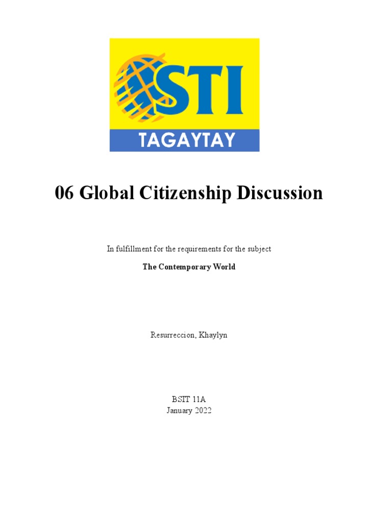 Understanding Global Citizenship Concepts | PDF | Human Rights ...