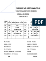 BVC Institute of Technology and Science Time Table for II Diploma/I-SEM 2021-22