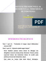 Sistem Presidensial Dan Presidential Threshold Di Indonesia