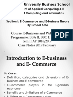 Class Notes - Introduction To E-Business and Web Design - Theory 2019