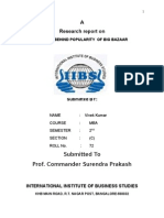 A Research Report On: Submitted To Prof. Commander Surendra Prakash