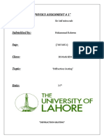 "Physics Assignment # 1" Submitted To:: Sir Asif Mirza Sab