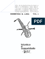 Demetrio S. Lima - O Saxofone - Tecnica e Sonoridade - Vol.1