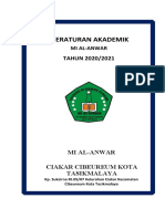 Peraturan Akademik MI Al-Anwar