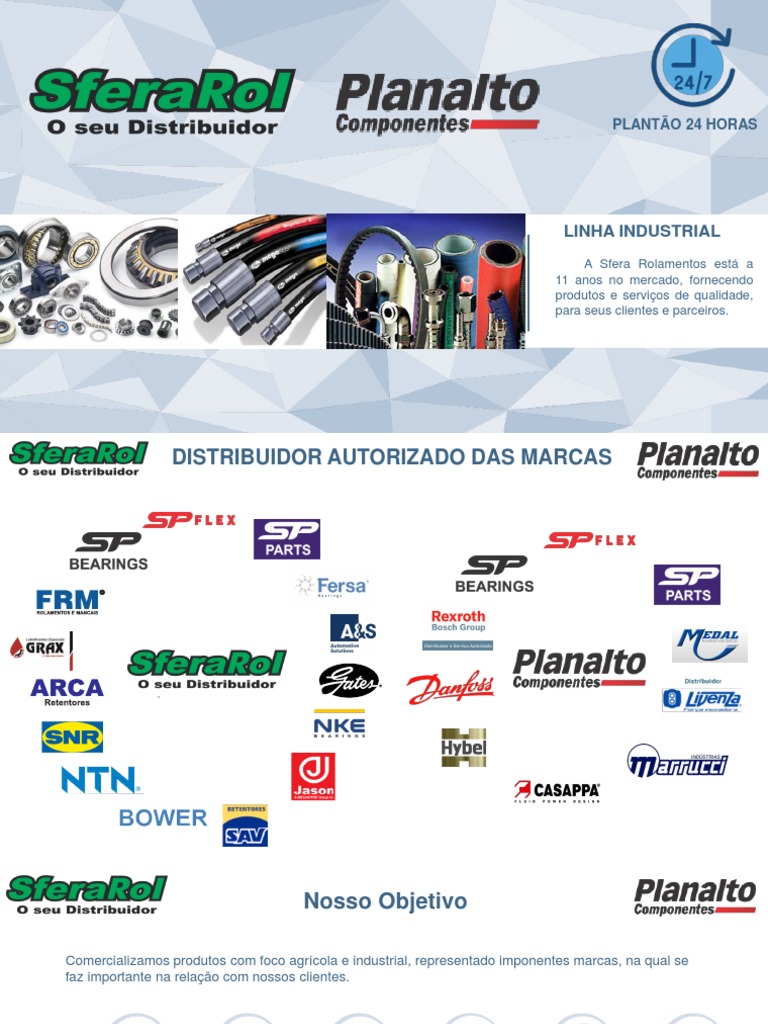Sfera Rolamentos: Soluções Industriais e Agrícolas | PDF | Tecnologia e ...