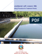 Standard Operating Procedure For Conventional Treatment Plants Nepali