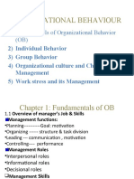Chapter 1 Fundementals of OB