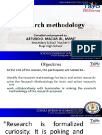 Research Methodology: Arturo O. Macias JR., Mamt