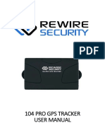 Track 104 PRO GPS Tracker User Manual