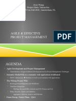 Agile and Effective Project Management of For by Wikis