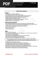 GCSE CS (2210) / IGCSE CS (0478) P1 NOTES CHAPTER 1.2: Communication and Internet 1.2.3 Internet Principles