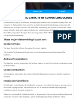 Current Carrying Capacity of Copper Conductors - Multi - Cable Corporation