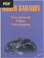 6361 Yuzyilimizda Yalniz Yolculughum Anilar Roger Garaudy ...