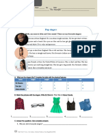 Progress Test 2A - Year 5: Pop Singers