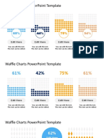 Waffle Chart PowerPoint Template