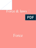 Force & Laws