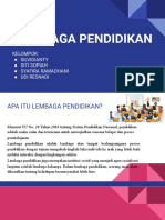 LEMBAGA PENDIDIKAN - Kel 3