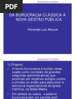 Abrúcio - Burocracia, Power Point