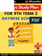 21 Days Study Plan For Term 2