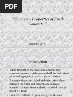 Lecture 5 Properties of Fresh Concrete