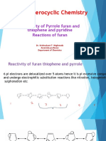 Reactivity of Furan Pyrrole Thiophene An