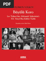 Solomon Volkov - Büyülü Koro - Lev Tolstoy'Dan Aleksandr Solenitsin'e XX. Yüzyıl Rus Kültür Tarihi