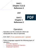 Unit 1 Chapter 2 (2.2) Reference 3 and Unit 2 Reference 2