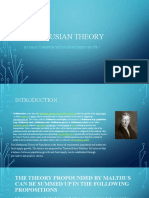 Malthusian Theory: by Mass Communication Department Group 1