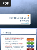 How To Make A Good Software: 2015.03.20 Suho Kwon