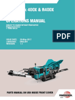 Premiertrak 400X R400X Operations Manual Revision 1.1 (English) 
