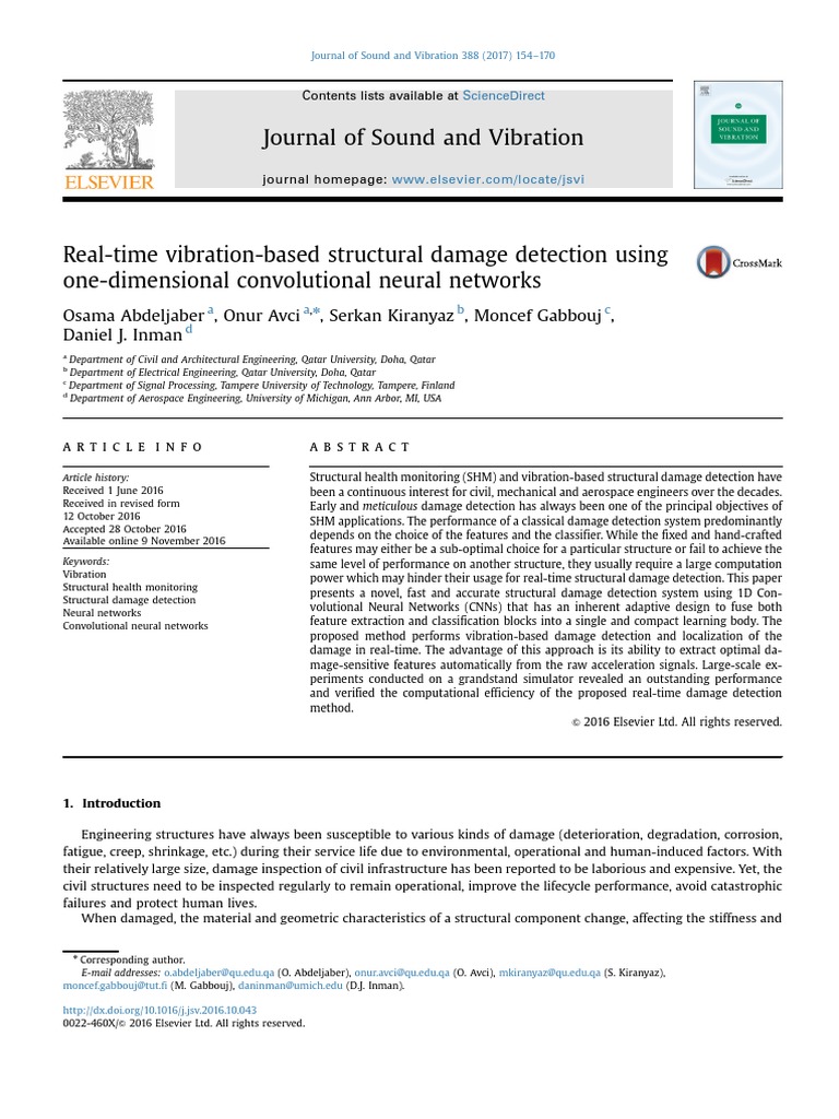 Real-Time Damage Detection with CNNs | PDF | Artificial Neural Network ...