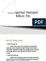 Konfigurasi Hotspot Mikro Tik