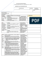 Instructional Planning (iPlan) Detailed Lesson Plan (DLP) Format