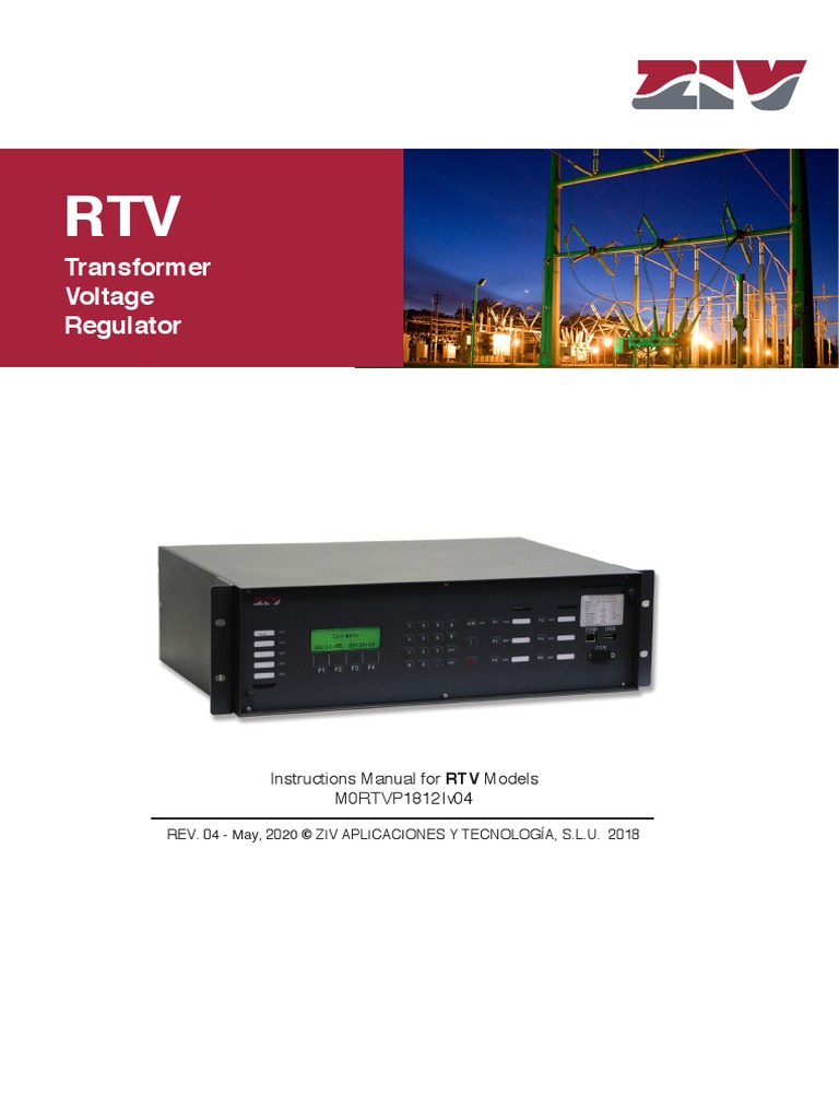 Ziv M0rtvp1812iv04 | PDF | Transformer | Power Supply