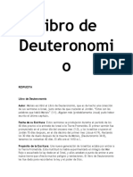 Libro Deuteronomio guía Israel