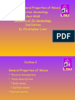 Chapter 1-General Properties of Waves Reflection Seismology Geol 4068 Elements of 3D Seismology, 2nd Edition by Christopher Liner